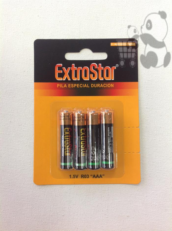 PILA EXTRASTAR AAA - 1.5V R03