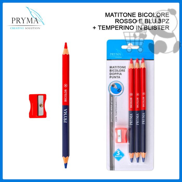 MATITA BICOLORE ROSSO/BLU SLIM 3PZ –