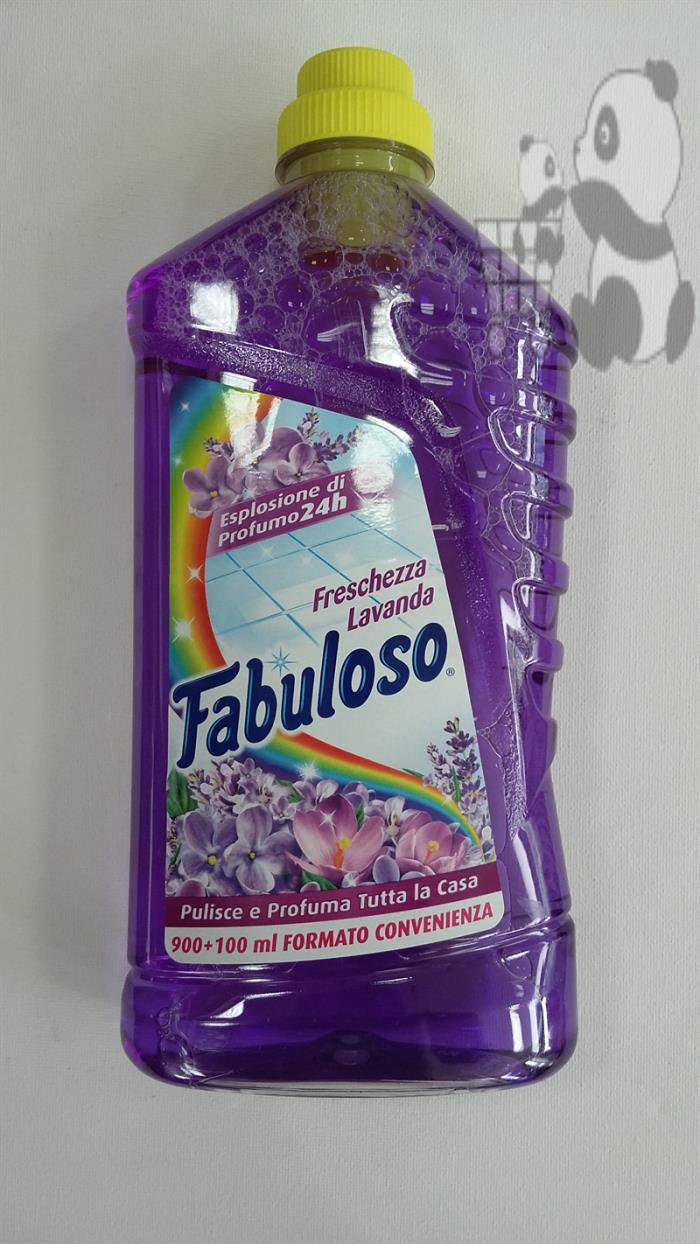 Fabuloso Detersivo Pavimenti, Profumo 24h, Freschezza Lavanda